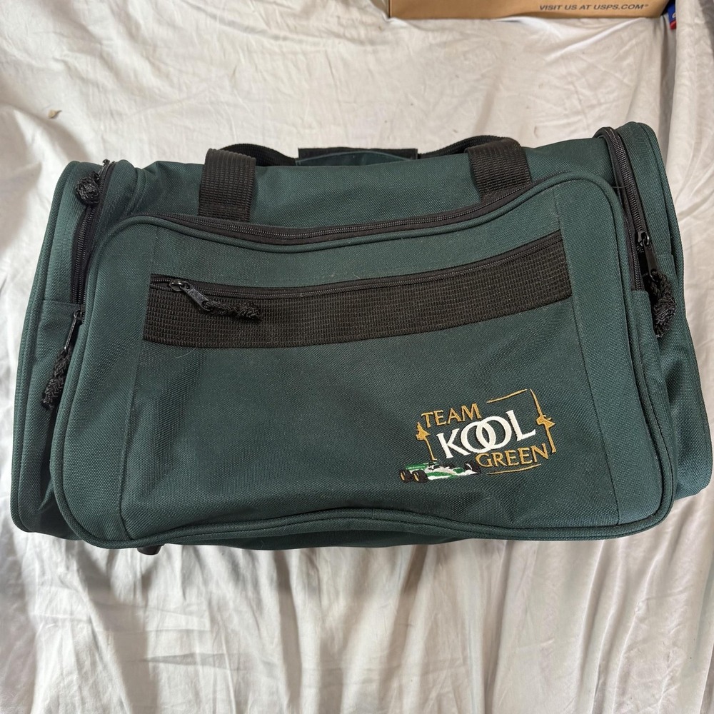 Vintage Team KOOL Green Bag Travel Duffel One Size Green IndyCar Racing